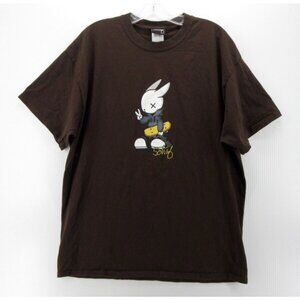 Schaf Shirt XL Pullover Peace Out Rabbit Skater Graphic Skateboarding